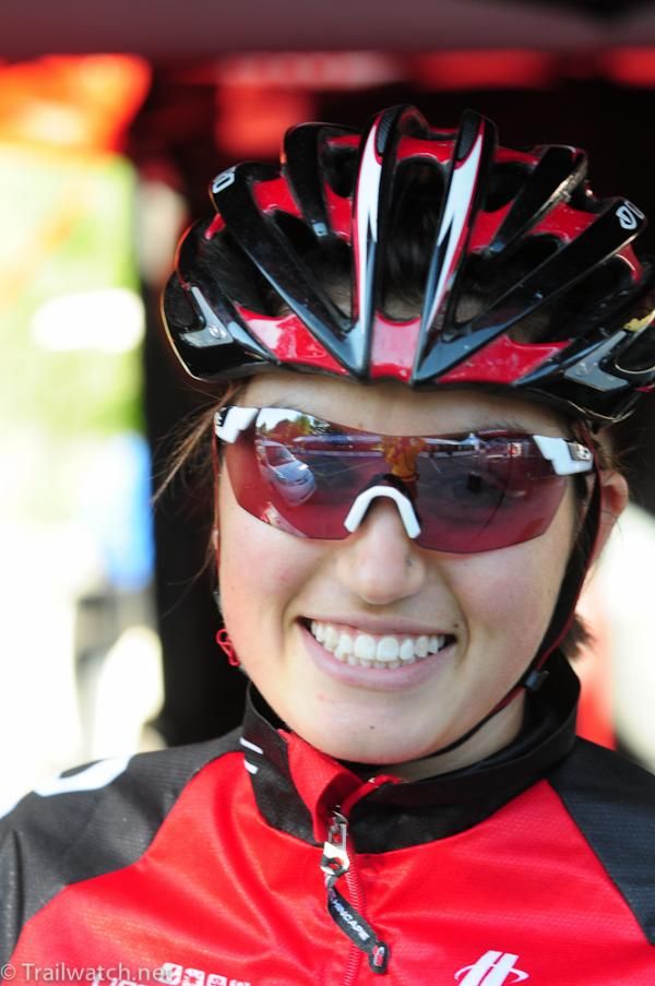 Alicia Rose Pastore (BMC) at the start of the U23 race