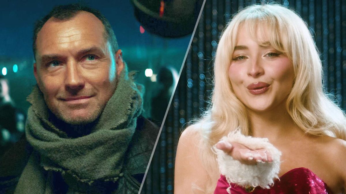 Jude Law in Star Wars: Skeleton Crew; Sabrina Carpenter in A Nonsense Christmas