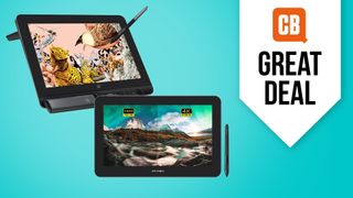 XPPen Artist Pro tablets on a teal background