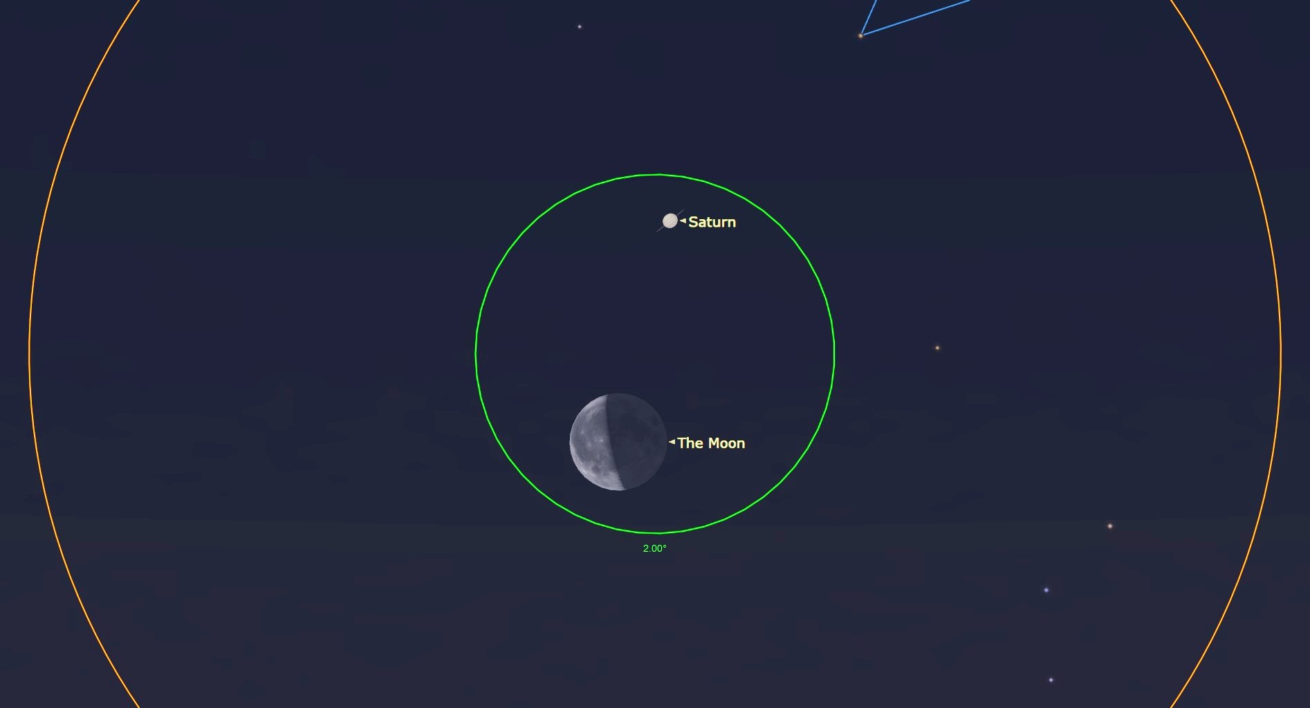 See the moon and Saturn meet in the night sky early on May 31 Space