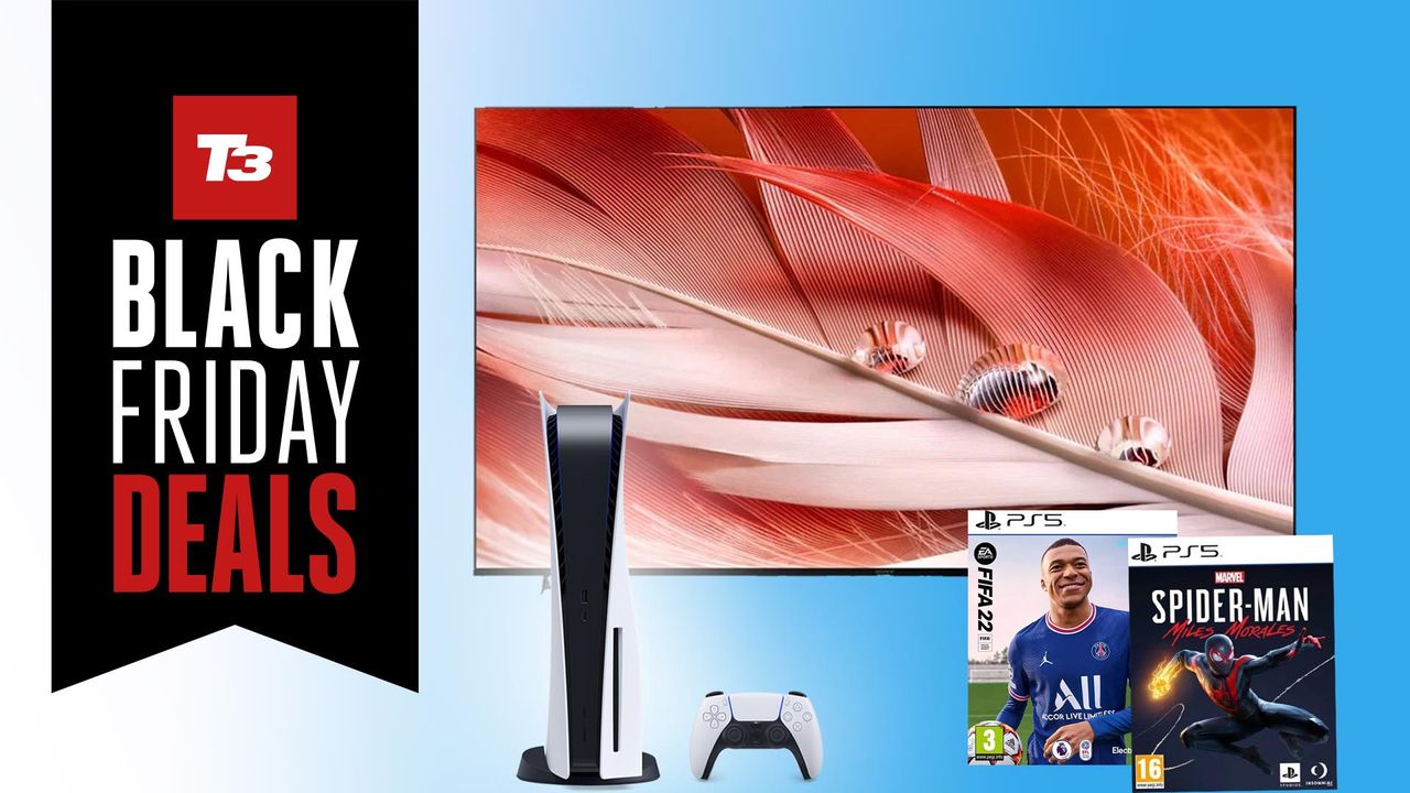 Black Friday Sony TV FIFA 22 Miles Morales PS5 console