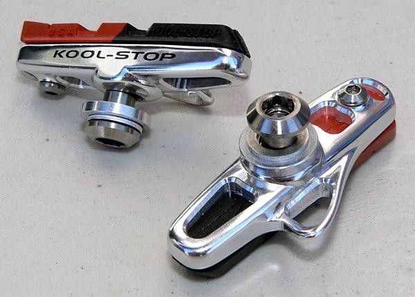 Kool-Stop claims its new Koolite ti road brake pad