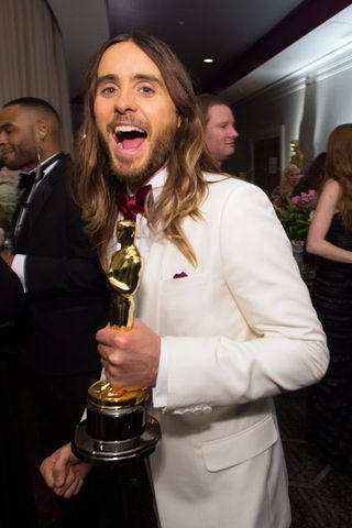Jared Leto Backstage At The Oscars