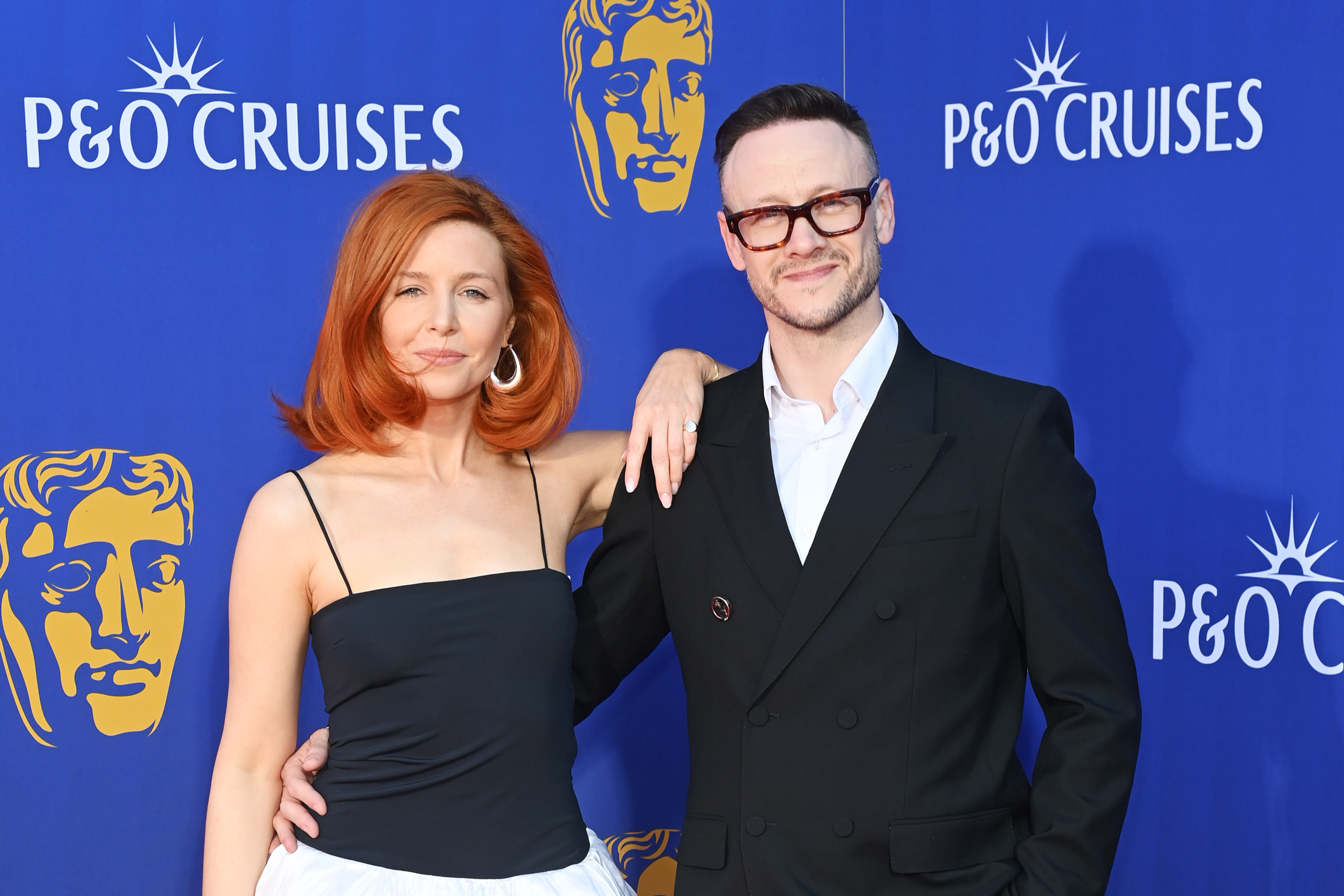 Stacey Dooley and Kevin Clifton attend the 2025 BAFTA Television Awards With P&amp;amp;O Cruises at The Royal Festival Hall on May 11, 2025 in London, England