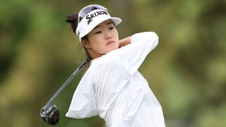 Grace Kim takes a shot at the Cognizant Founders Cup