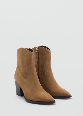 Suede Leather Ankle Boots - Women | Mango United Kingdom