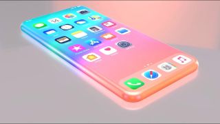 Fan-made render of an iPhone with an all-glass design