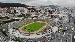General view of the Estadio Olímpico Atahualpa in Quito in 2019.