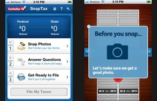 TurboTax SnapTax (iPhone, Android)