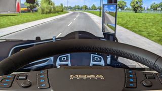 MOZA TSW Truck Wheel with Euro Truck Simulator 2 on PC