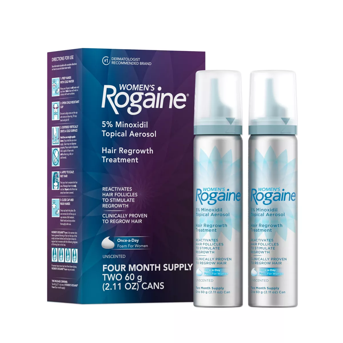 Rogaine, 5% Minoxidil Foam