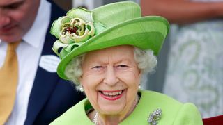 Queen Elizabeth II attends the Out-Sourcing Inc. Royal Windsor Cup polo match