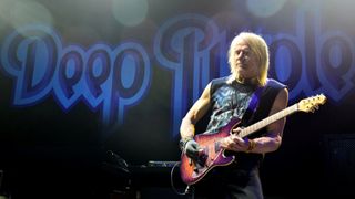 guitarist Steve Morse of Deep Purple perform live on stage at Hard Rock Live in the Seminole Hard Rock Hotel &amp; Casino on February 10, 2022