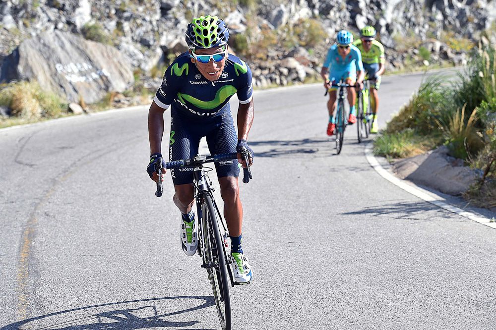 Nairo Quintana and Miguel Angel Lopez
