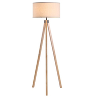 Wood tripod floor lamp from Amazon