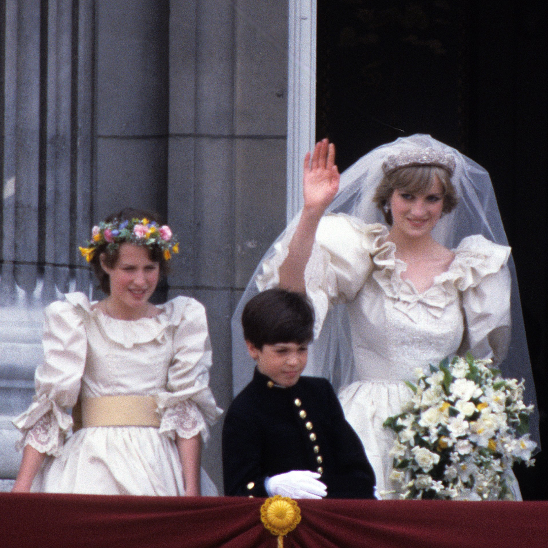 India Hicks was a bridesmaid at Princess Diana's wedding