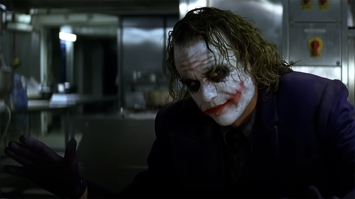 Heath Ledger in The Dark Knight
