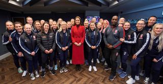 It was Princess Kate's first match since becoming patron of the Rugby League