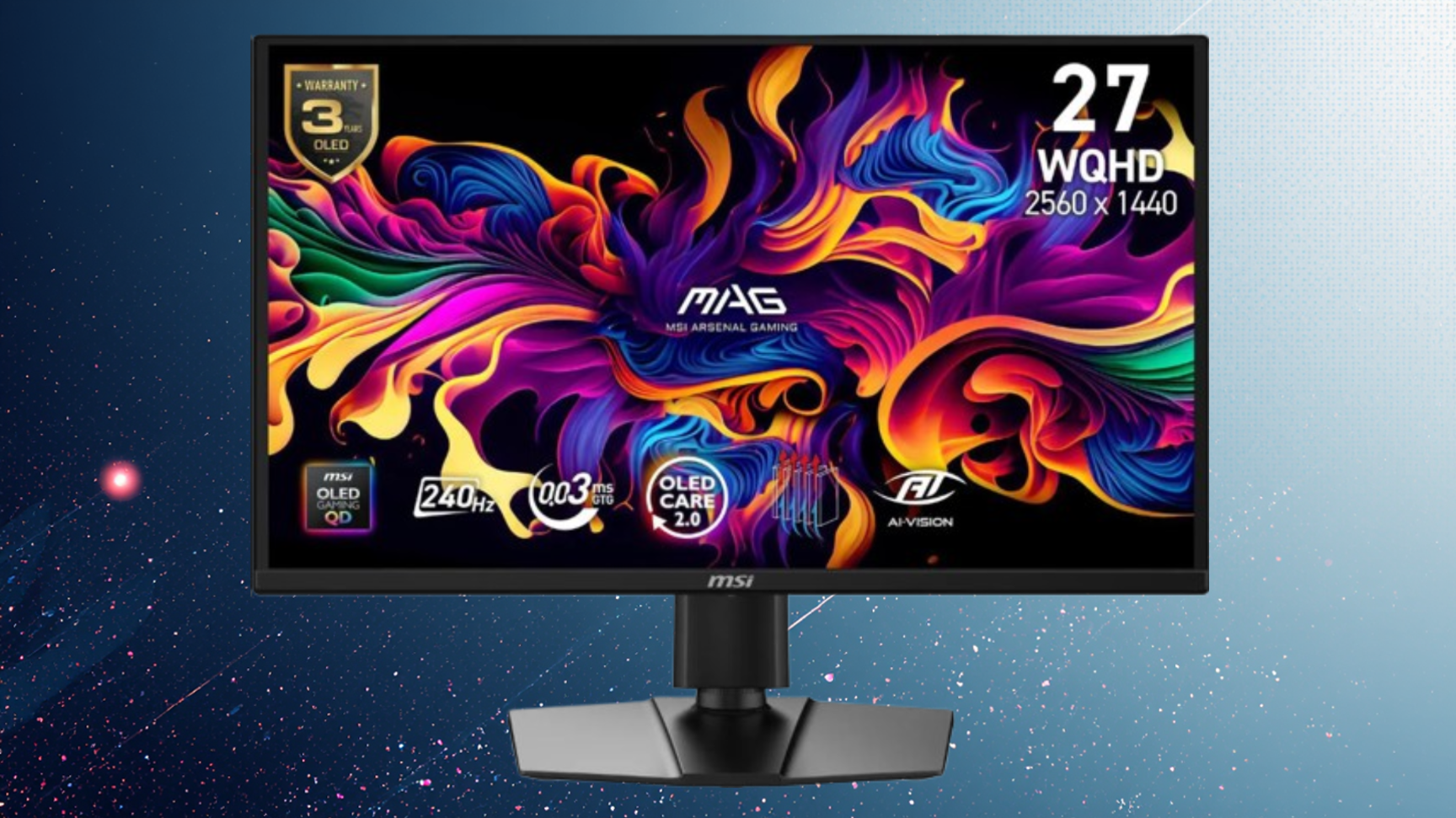 Save big on this vivid 27-inch OLED monitor with fast 240Hz refresh rate
