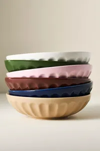 Anthropologie The Latte Stoneware Pasta Bowls (Set of 6)