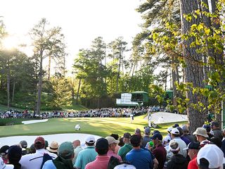 16th hole at Augusta National for The Masters