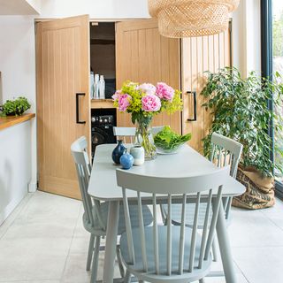 kitchen diner with utility area