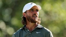 Tommy Fleetwood looks on during round three of the 2025 FedEx St Jude Championship