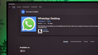 WhatsApp Desktop on Windows