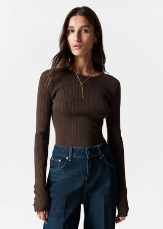 Rib-Knit Top