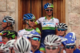 Katrin Garfoot (Orica-AIS) at Ladies Tour of Qatar stage 2