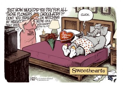 The GOP's lukewarm Valentine