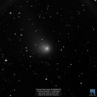 Comet Garradd by Slooh Space Camera