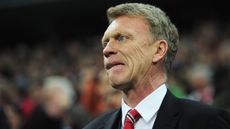 United manager David Moyes looks on during the Quarter Final tie 