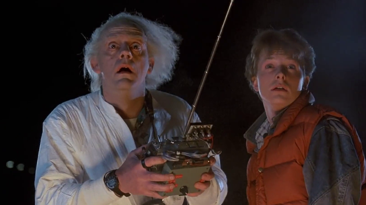 Doc Brown and Marty from How to Train Your Dragon