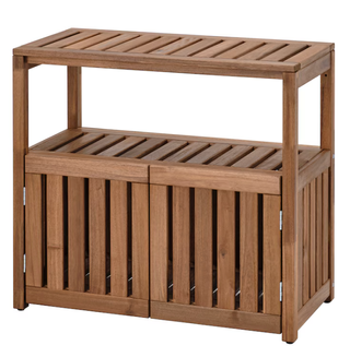 wood outdoor storage