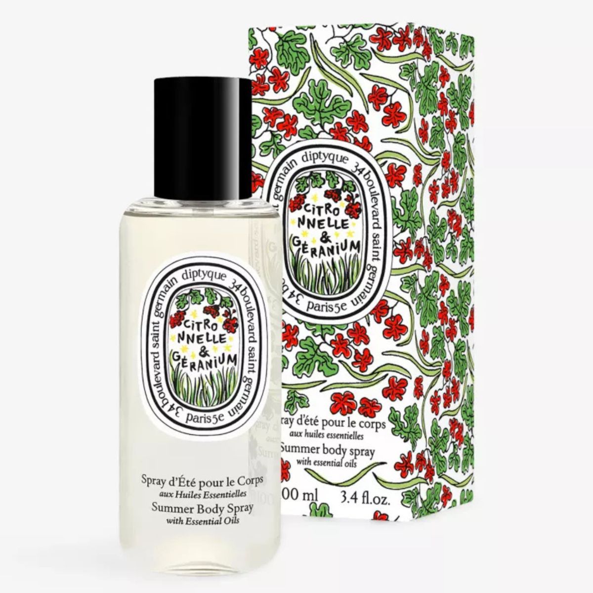 Diptqyque Citronelle and Geranium Summer Body Spray