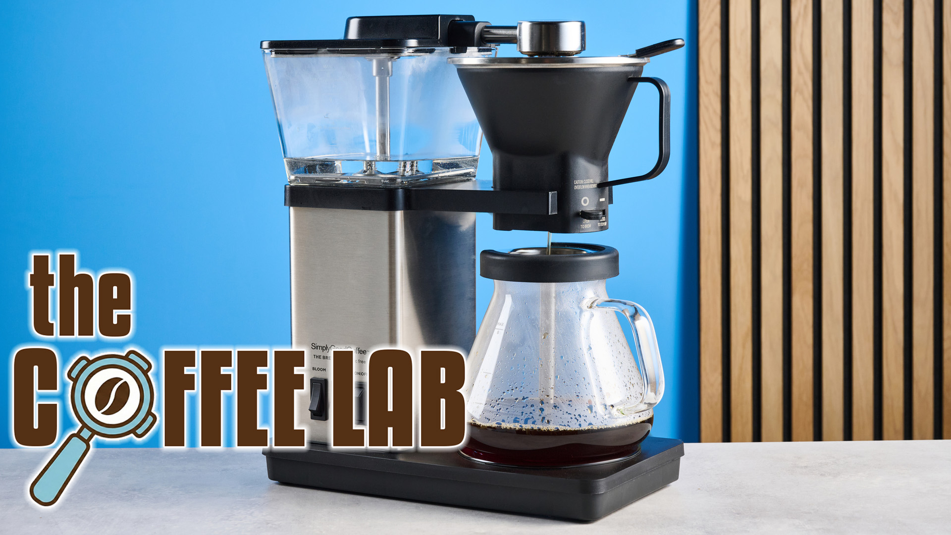 the simplygoodcoffee plastic free brewer with the coffee lab logo