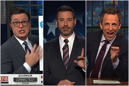 Late night hosts react to Democrats flipping the House