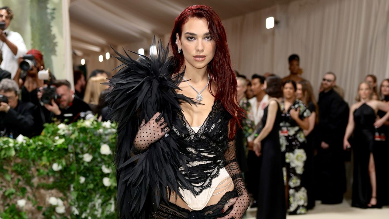 Dua Lipa attends The 2024 Met Gala Celebrating &quot;Sleeping Beauties: Reawakening Fashion&quot; at The Metropolitan Museum of Art on May 06, 2024 in New York City. 