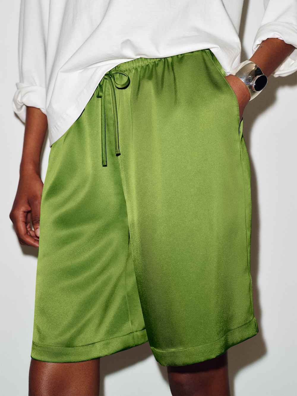 Sandy Satin Short