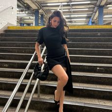 Alyssa Brascia with volumized hair.