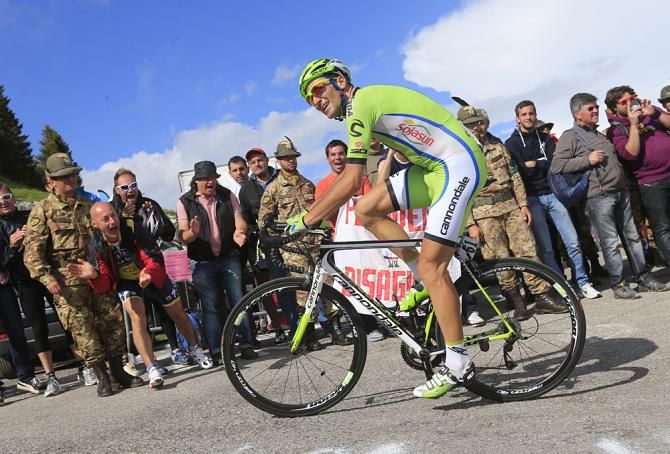 Ivan Basso Cannondale) in stage 19 of the Giro d'Italia