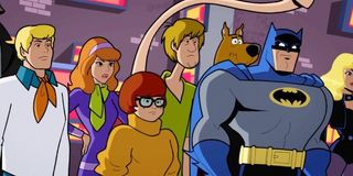 Batman with Scooby-Doo and the gang