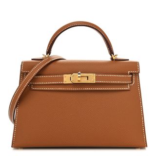 Hermes Epsom Mini Kelly Sellier 20 Gold