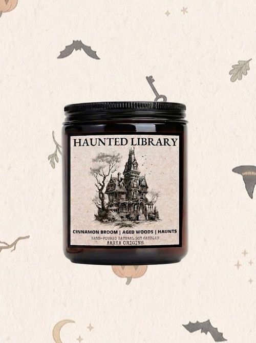Haunted Library Soy Candle