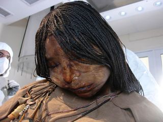 The Maiden mummy of 15-year-old girl.