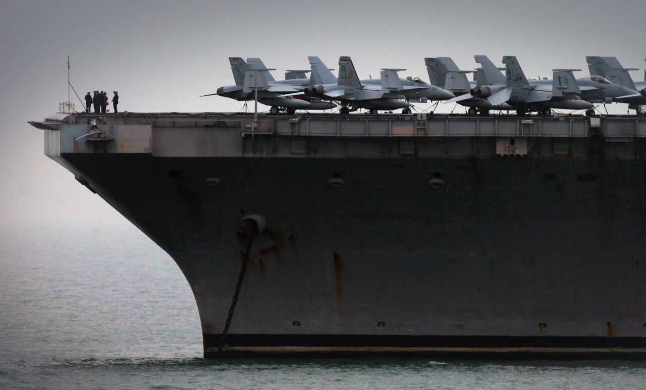 USS Theodore Roosevelt. 