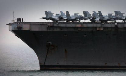 USS Theodore Roosevelt. 