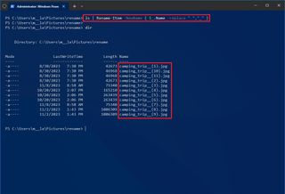 PowerShell remove file name remove spaces