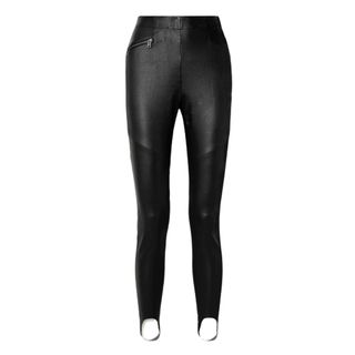 Bogner Jumi-L Paneled Leather Stirrup Ski Pants